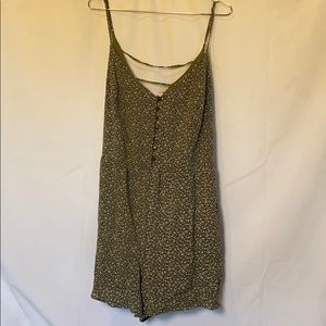 Cheetah print romper